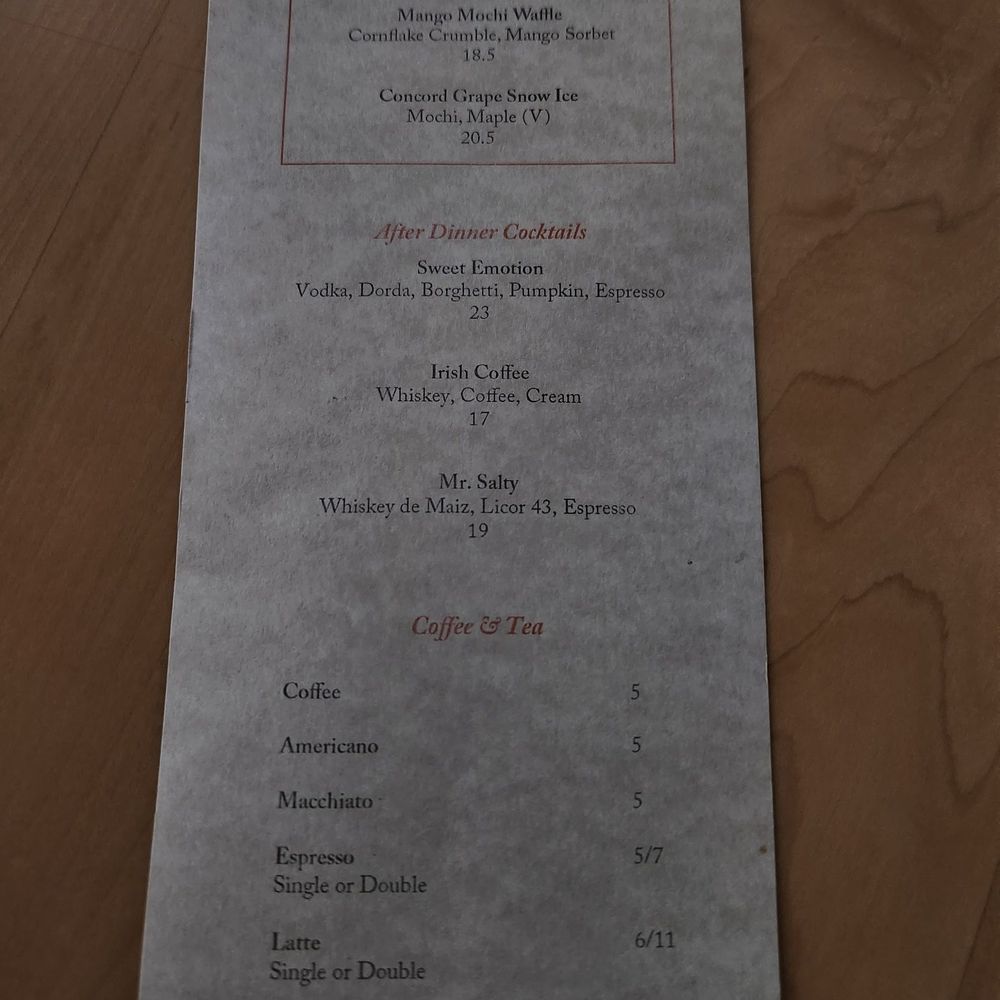 Goosefeather - Dessert menu - Cantonese Near Me - Tarrytown, New York Goosefeather - Dessert menu - Cantonese Near Me - Tarrytown, New York
