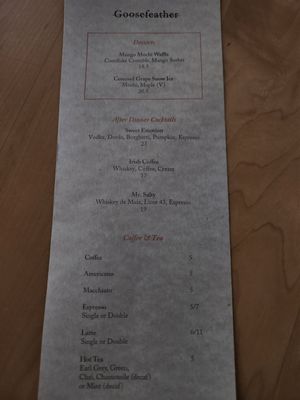 Menu photo 7 Goosefeather Tarrytown, NY Menu photo 7 Goosefeather Tarrytown, NY
