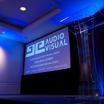 GE Audio Visual - Audio/Visual Equipment Rental Near Me - Miami, Florida
