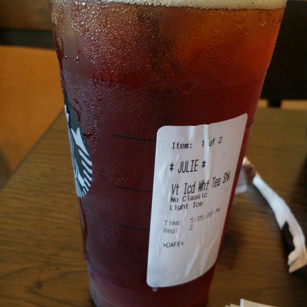 Starbucks - This is they called white tea??!!! - Coffee & Tea Near Me - Riverside, California Starbucks - This is they called white tea??!!! - Coffee & Tea Near Me - Riverside, California