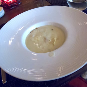 Celebrity Cruise Lines - 11/15/12 Celebrity Cruises pop-up restaurant in SF: Jerusalem Artichoke Veloute - 4 stars - Travel Services Near Me - Miami, Florida