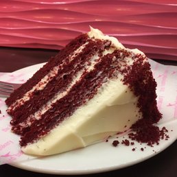 Slice Red Velvet Cake