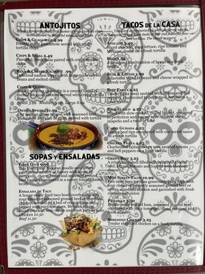 Menu photo 1 Barragan’s Tex-Mex Converse, TX