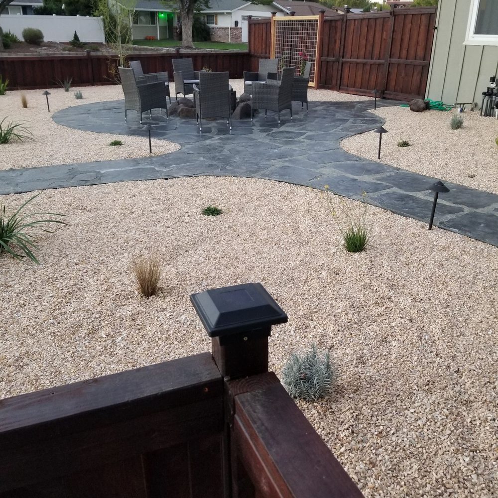 Zoe Landscaping - Custom firepit area! - Landscape Architects or Designers Near Me