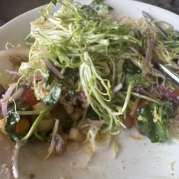 Sour watercress salad