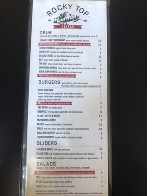 Menu photo 6 Rocky Top Tavern Denver, CO Menu photo 6 Rocky Top Tavern Denver, CO