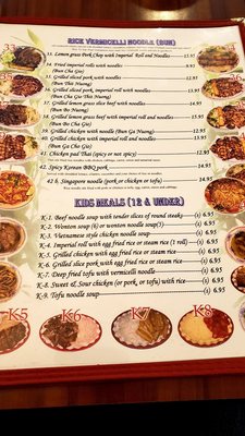 Menu photo 4 Vietnam Noodle Restaurant Missoula, MT