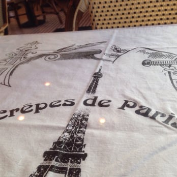 Crepes de Paris - Tablecloth... They care about every detail - Breakfast & Brunch Near Me - Pasadena, California Crepes de Paris - Tablecloth... They care about every detail - Breakfast & Brunch Near Me - Pasadena, California