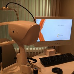 Burley Eye Care Center - OCT--like an MRI of the eye, helps the doctors monitor for diabetes, glaucoma, and macular degeneration.