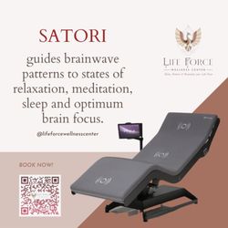 Satori The amazing wellness lounger that creates a deep mindful relaxation to help reduce stress and other bad habits!