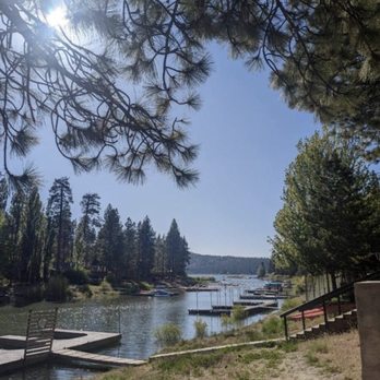 Noon Lodge at Mallard Bay - Dock for lodge - Big Bear Lake, CA