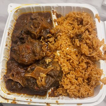 Sweet Sweet Kitchen - Oxtails with Jollof Rice - Caribbean Near Me - Silver Spring, Maryland Sweet Sweet Kitchen - Oxtails with Jollof Rice - Caribbean Near Me - Silver Spring, Maryland