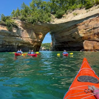 Pictured Rocks Kayaking - AJ took photos of us :) - Tours Near Me - Munising, Michigan Pictured Rocks Kayaking - AJ took photos of us :) - Tours Near Me - Munising, Michigan