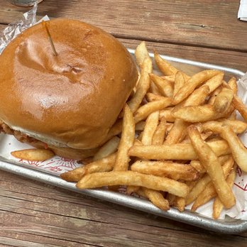 LadyBird Beer Garden - Buffalo Chicken Sandwich - Bars Near Me - San Antonio, Texas LadyBird Beer Garden - Buffalo Chicken Sandwich - Bars Near Me - San Antonio, Texas