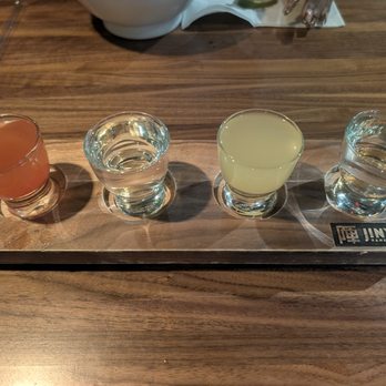 JINYA Ramen Bar - SouthPark - Sake Flight - Ramen Near Me - Charlotte, North Carolina JINYA Ramen Bar - SouthPark - Sake Flight - Ramen Near Me - Charlotte, North Carolina