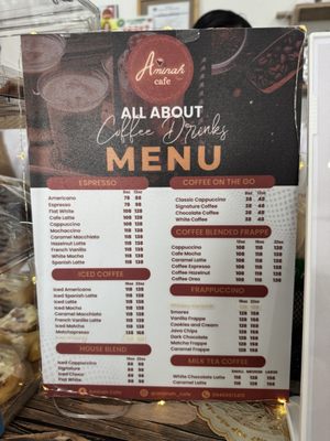 Menu photo 1 Aminah cafe Dasmariñas, CAV