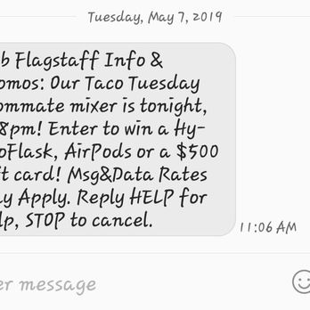 The Jack - Text message received. - Apartments Near Me - Flagstaff, Arizona