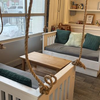Summer Moon Coffee - Cute indoor seating - Coffee & Tea Near Me - Fort Worth, Texas Summer Moon Coffee - Cute indoor seating - Coffee & Tea Near Me - Fort Worth, Texas