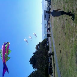 The kites, the view and the mobile store The kites, the view and the mobile store