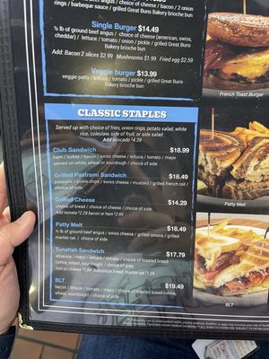 Menu photo 6 Black & Blue Diner Las Vegas, NV