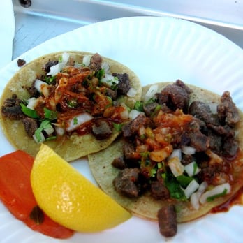 Tacos El Grullo - two tacoss on a paper plate - Mexican Near Me - Redwood City, California Tacos El Grullo - two tacoss on a paper plate - Mexican Near Me - Redwood City, California