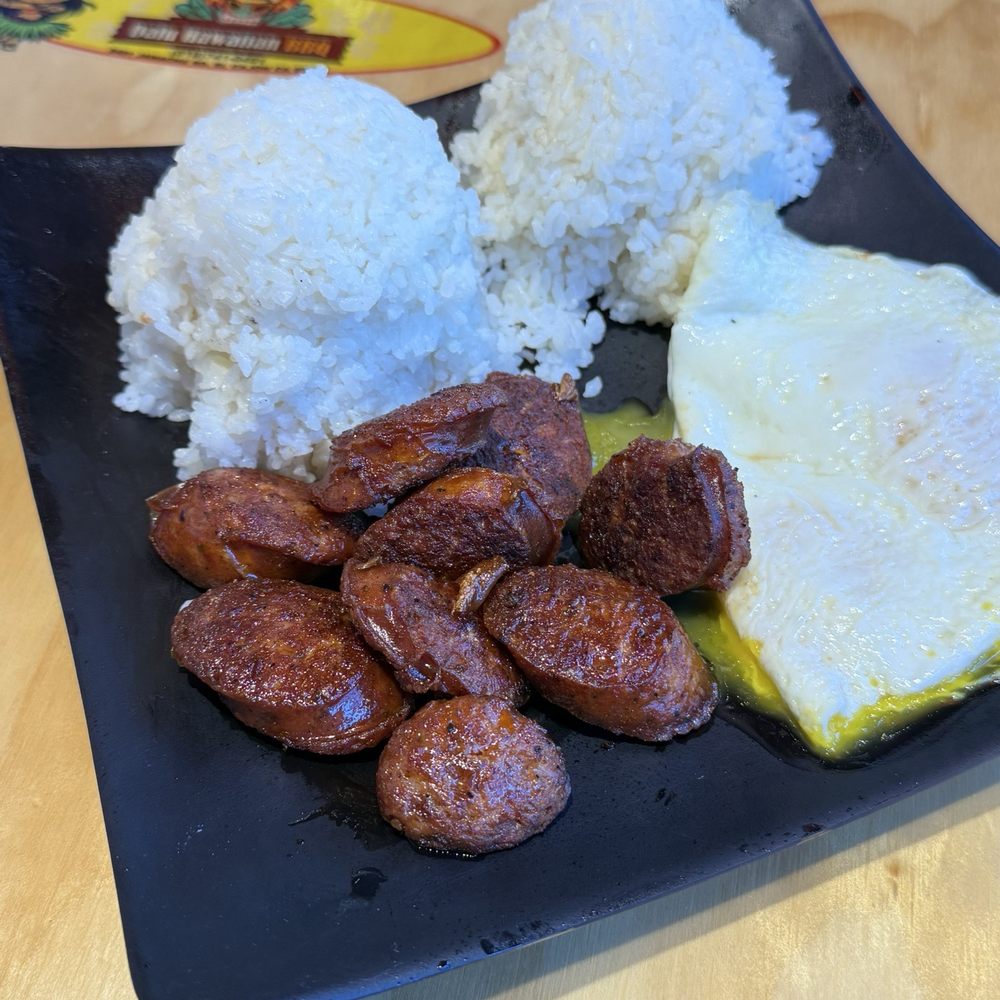 Portuguese sausage & eggs