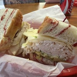 Frsh baked bread. The best cold cut sandwiches , hands down!