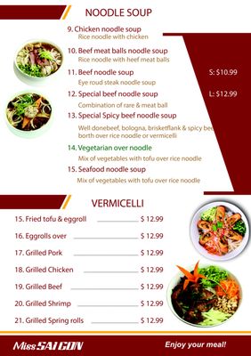 Menu photo 7 Miss Saigon Pho & Bar Ukiah, CA Menu photo 7 Miss Saigon Pho & Bar Ukiah, CA