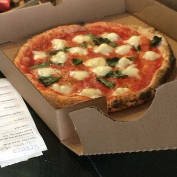 Pupatella - Fresh out the oven: Margherita Doc - Neapolitan buffalo mozzarella, basil, olive oil - Pizza Near Me - Arlington, Virginia Pupatella - Fresh out the oven: Margherita Doc - Neapolitan buffalo mozzarella, basil, olive oil - Pizza Near Me - Arlington, Virginia