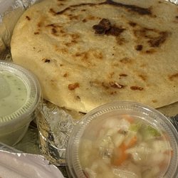 Capo’s Tacos & Papusas - Pork papusas.