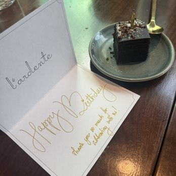 L'Ardente - Birthday cake - Italian Near Me - Washington, DC, District of Columbia L'Ardente - Birthday cake - Italian Near Me - Washington, DC, District of Columbia