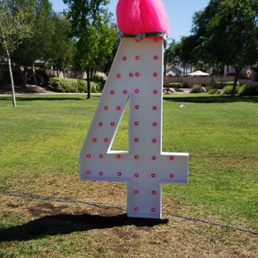 We couldnt be more happy about Big AZ letters doing the number 4 for our daughters birthday Party! We couldnt be more happy about Big AZ letters doing the number 4 for our daughters birthday Party!