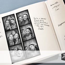 The Traveling Photo Booth - Our Photo Strip Guest Book
