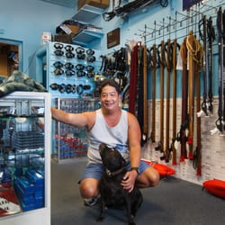Maui Sporting Goods Spearfishing Specialties- Honolulu - Kurt always shares his knowledge and aloha with customers. One of his dogs always there to greet you too.