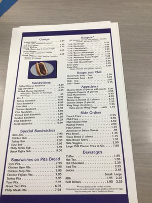 Menu photo 8 Sunnys Coney Island Romulus, MI