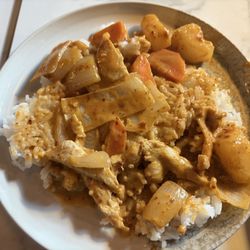 Massaman Curry (half of original portion my daughter shared w/me)
