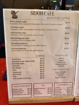 Menu photo 1 Sidoh Cafe Los Angeles, CA Menu photo 1 Sidoh Cafe Los Angeles, CA