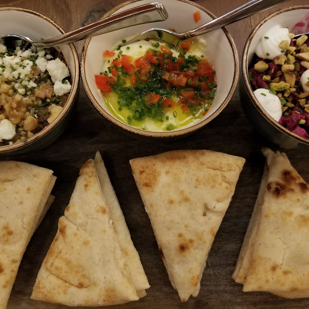 Vasili's Kitchen - Spread Trio - Mediterranean Near Me - Gaithersburg, Maryland