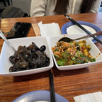 Yu Noodles - Crispy Fungus w/ Pickled Pepper (A7) and Cucumber with Garlic Sauce (A7) - Chinese Near Me - Fairfax, Virginia Yu Noodles - Crispy Fungus w/ Pickled Pepper (A7) and Cucumber with Garlic Sauce (A7) - Chinese Near Me - Fairfax, Virginia