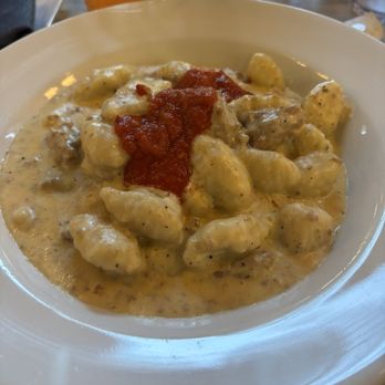 Buona Forchetta - gnocchi with Aglio Olio E Peperoncino with Salsiccia - Pizza Near Me - San Marcos, California Buona Forchetta - gnocchi with Aglio Olio E Peperoncino with Salsiccia - Pizza Near Me - San Marcos, California