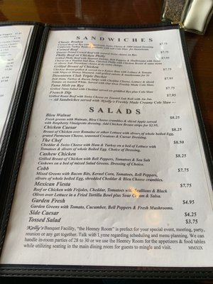 Menu photo 6 Kelly's Downtown Lansing, MI