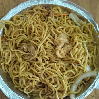 New China Express - The large portion of the chicken lo mein. The portion is HUGE! Its perfect for 3-4 people to share. Very good! - Chinese Near Me - Westerville, Ohio New China Express - The large portion of the chicken lo mein. The portion is HUGE! Its perfect for 3-4 people to share. Very good! - Chinese Near Me - Westerville, Ohio