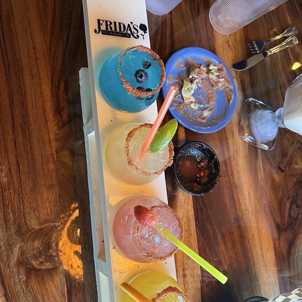 Frida's Mexican Kitchen & Bar - Margarita flight - Bars Near Me - Salem, Oregon Frida's Mexican Kitchen & Bar - Margarita flight - Bars Near Me - Salem, Oregon