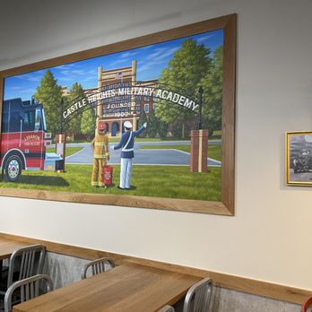 Firehouse Subs - Mural in lobby - cool nod to Lebanon and the Castle Heights Military Academy! - Sandwiches Near Me - Lebanon, Tennessee Firehouse Subs - Mural in lobby - cool nod to Lebanon and the Castle Heights Military Academy! - Sandwiches Near Me - Lebanon, Tennessee