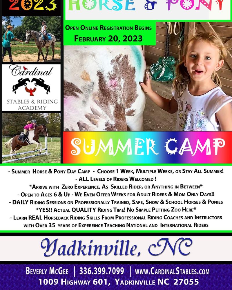 Cardinal Stables & Riding Academy - equestrian in Yadkinville, NC