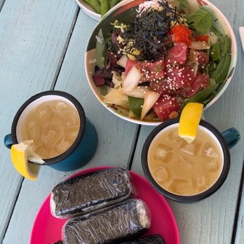 Hi Life - Spam musubi, Moscow mules, ahi tune poke bowl, edamame - Japanese Near Me - Bainbridge Island, Washington