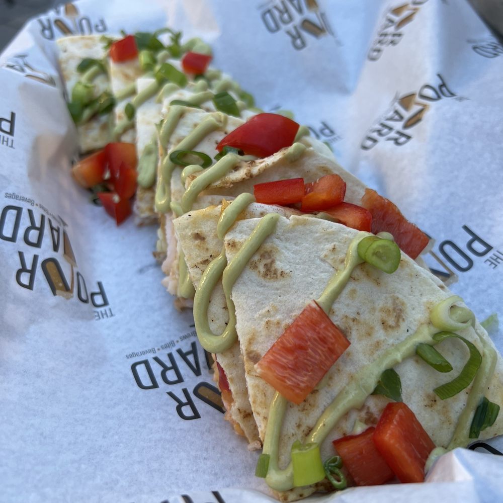 The Pour Yard - a burrito wrapped in paper - Desserts Near Me - Quincy, Massachusetts
