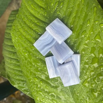 Kailua Crystals - Blue lace agate slices - Spiritual Shop Near Me - Kailua, Hawaii