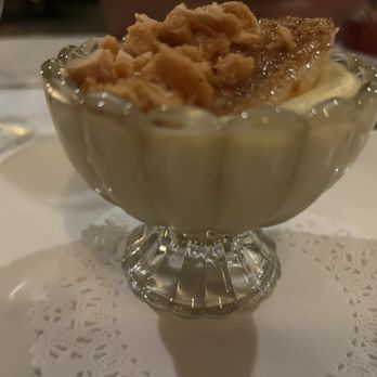 Forbes Mill Steakhouse - Banana pudding with brûlée bananas and crushed peanut brittle 10/10! - Steakhouses Near Me - Los Gatos, California