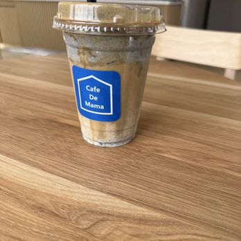 Cafe De Mama - Black Sesame cream latte with Oat milk - Coffee & Tea Near Me - Los Angeles, California Cafe De Mama - Black Sesame cream latte with Oat milk - Coffee & Tea Near Me - Los Angeles, California
